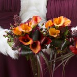 autumn bridesmaids