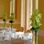 cymbidium orchid wedding table