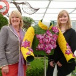 Jane Cowling and Charlotte Murrant at Chelsea Flower Show jane cowling and charlotte murrant at chelsea flower show